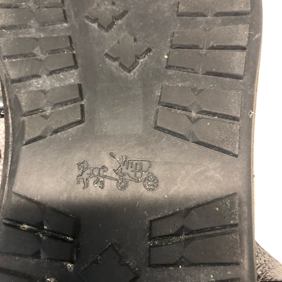 Coach Women's Dannie Gunmetal Metallic Studded Sandals Size 8B - Picture 8 of 8